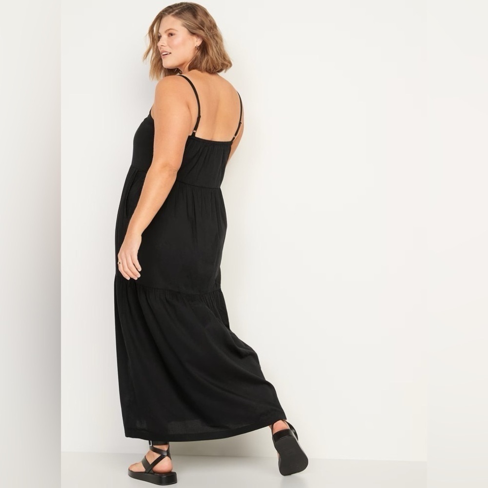 FINAL MARKDOWN! NWT! Black Cami Maxi Swing Dress … - image 4